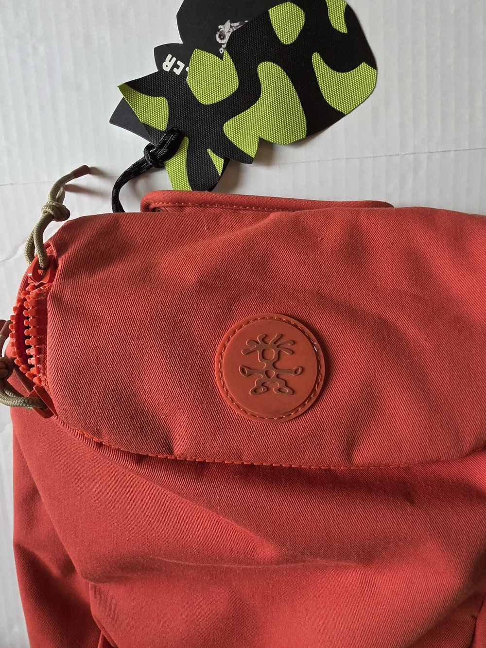 Crumpler Fang Red canvas backpack water resistant Outdoor Gorpcore Utility